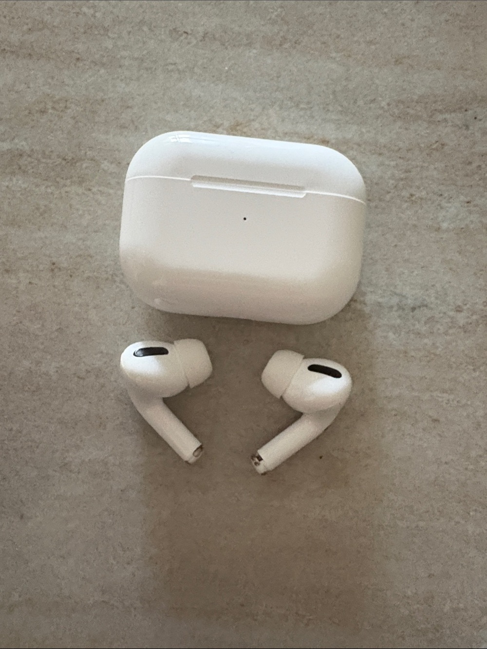 White Wireless Earbuds with Charging Case